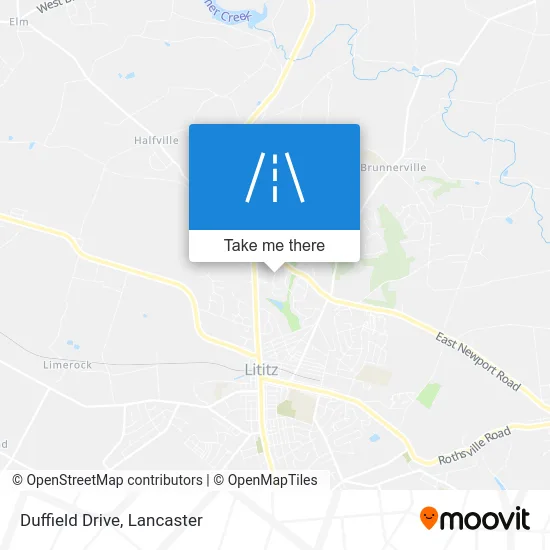 Duffield Drive map