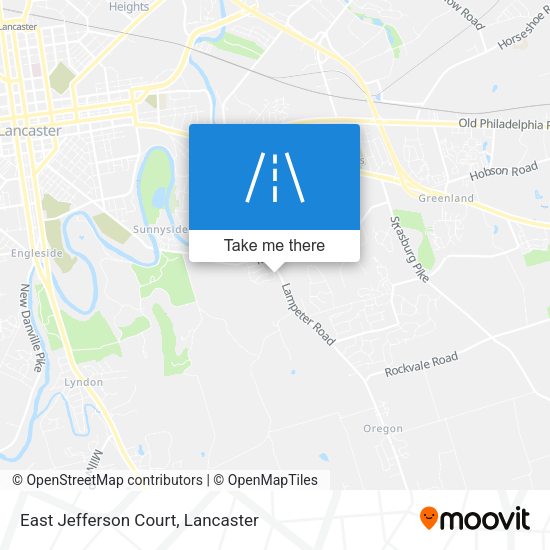 East Jefferson Court map