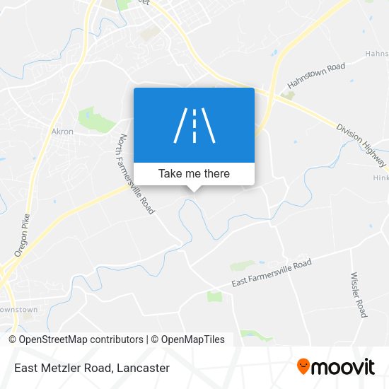 East Metzler Road map