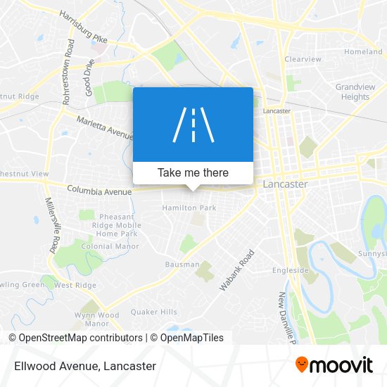 Mapa de Ellwood Avenue