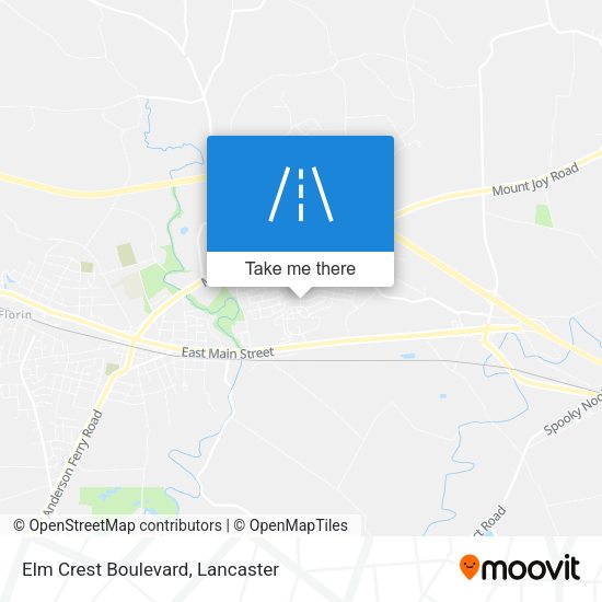 Elm Crest Boulevard map