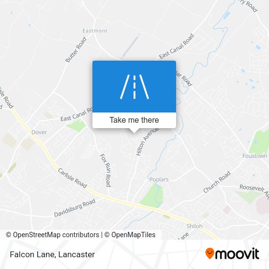 Mapa de Falcon Lane