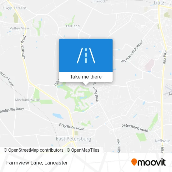 Farmview Lane map