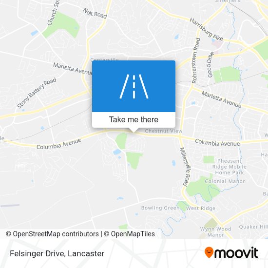Mapa de Felsinger Drive