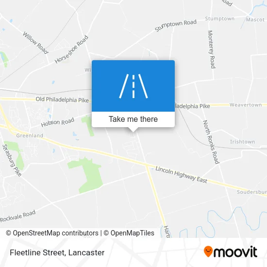 Fleetline Street map
