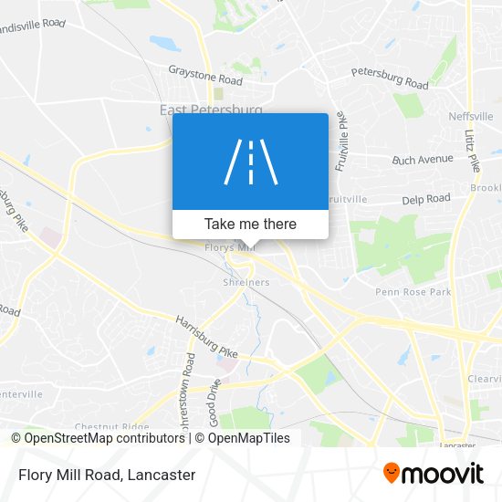 Mapa de Flory Mill Road