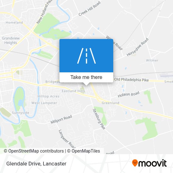Mapa de Glendale Drive