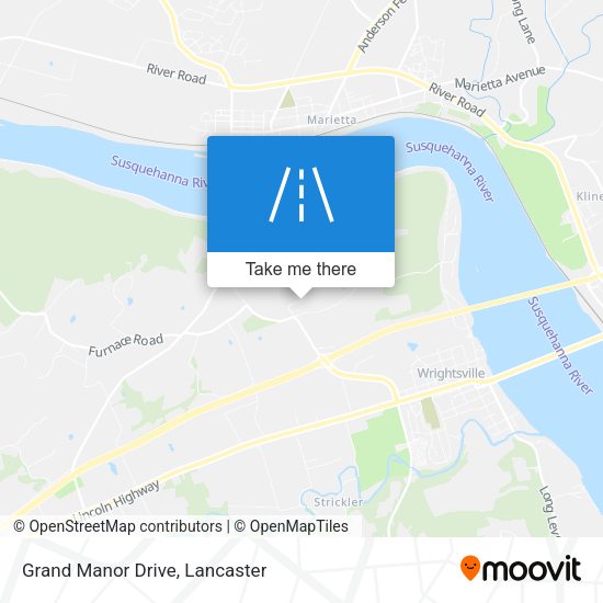 Mapa de Grand Manor Drive