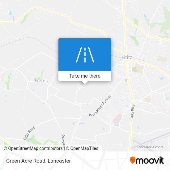 Mapa de Green Acre Road