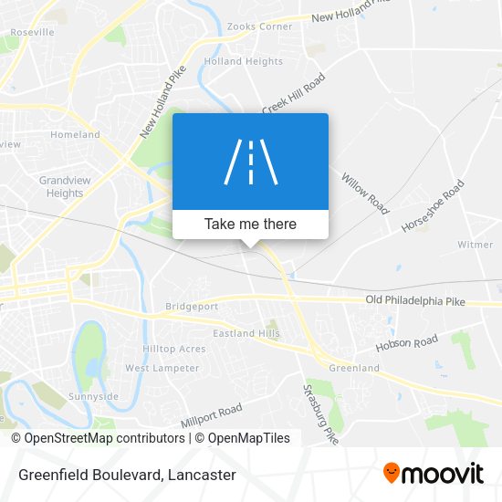 Mapa de Greenfield Boulevard