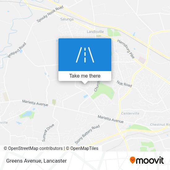 Mapa de Greens Avenue