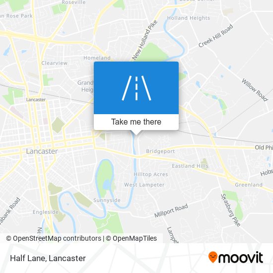 Mapa de Half Lane