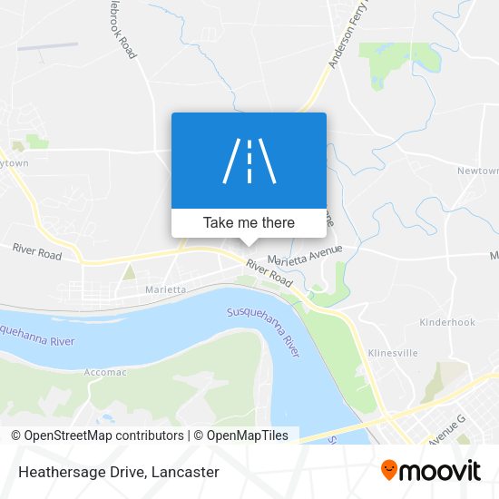Heathersage Drive map