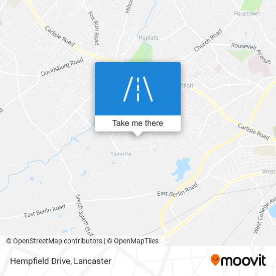 Hempfield Drive map