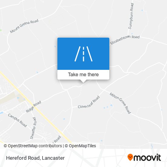 Mapa de Hereford Road