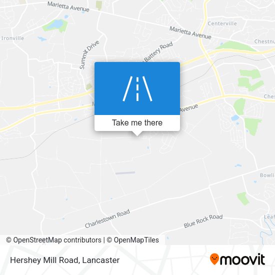 Hershey Mill Road map