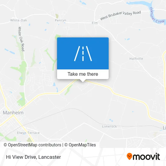 Hi View Drive map