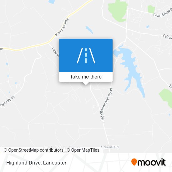 Mapa de Highland Drive