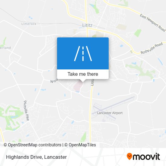 Mapa de Highlands Drive