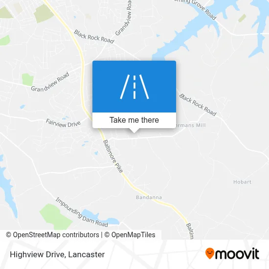 Highview Drive map