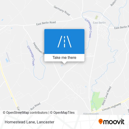 Mapa de Homestead Lane