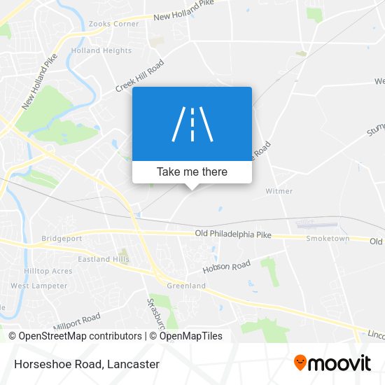 Mapa de Horseshoe Road