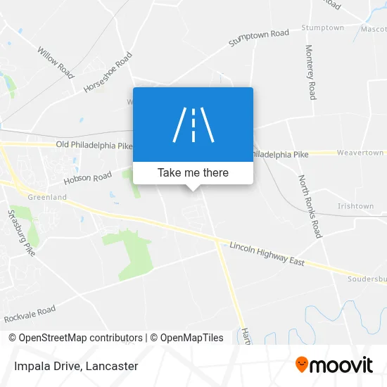 Impala Drive map
