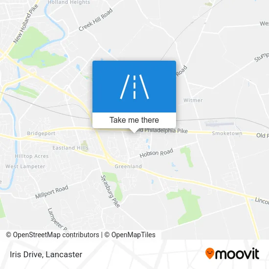 Iris Drive map