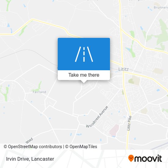Mapa de Irvin Drive