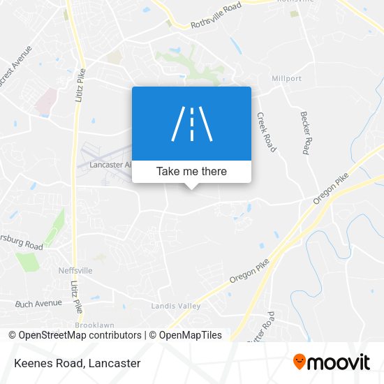 Mapa de Keenes Road