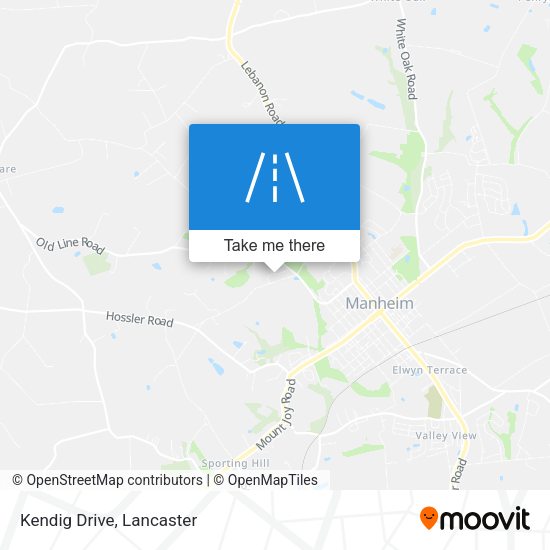Mapa de Kendig Drive