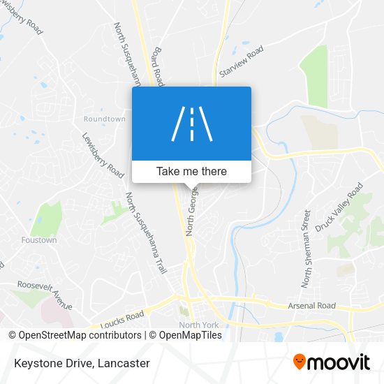Mapa de Keystone Drive