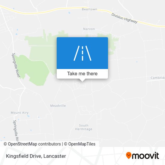 Kingsfield Drive map