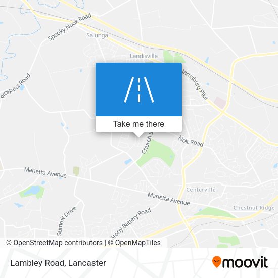 Mapa de Lambley Road