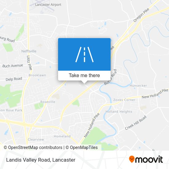 Mapa de Landis Valley Road