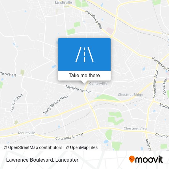 Lawrence Boulevard map