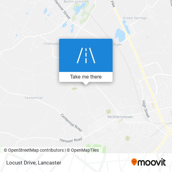 Locust Drive map