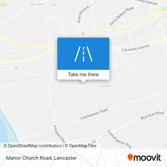 Mapa de Manor Church Road