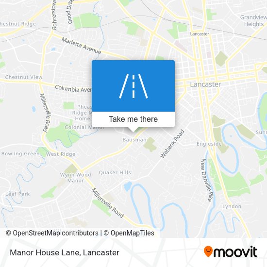 Mapa de Manor House Lane