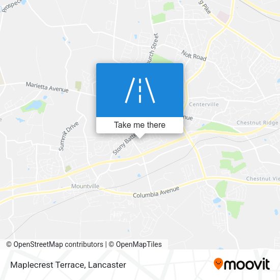 Maplecrest Terrace map
