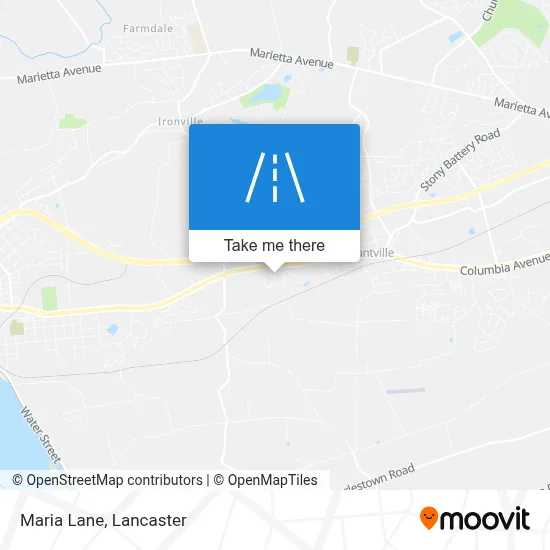 Maria Lane map