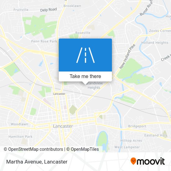 Mapa de Martha Avenue