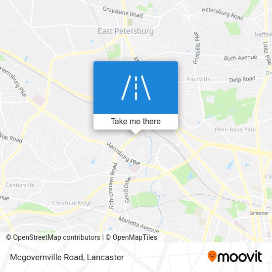 Mapa de Mcgovernville Road