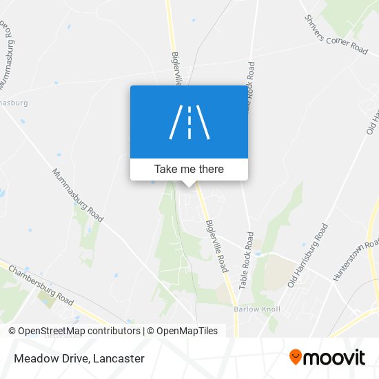 Meadow Drive map