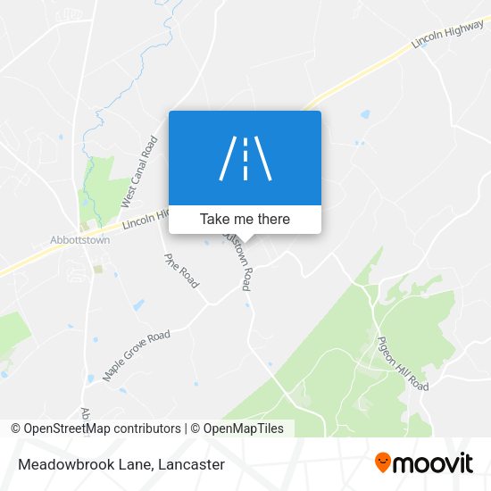 Mapa de Meadowbrook Lane