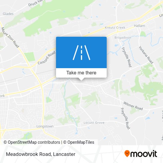 Mapa de Meadowbrook Road