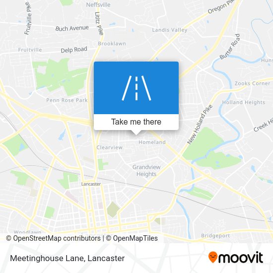 Meetinghouse Lane map