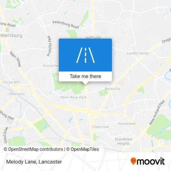 Mapa de Melody Lane