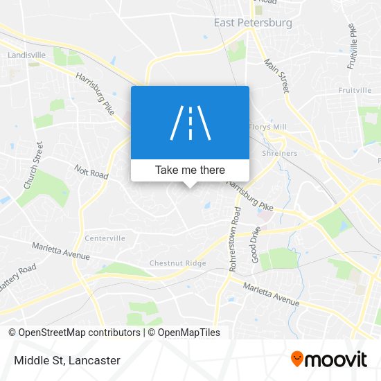 Mapa de Middle St