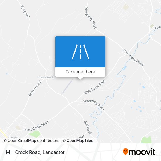 Mapa de Mill Creek Road